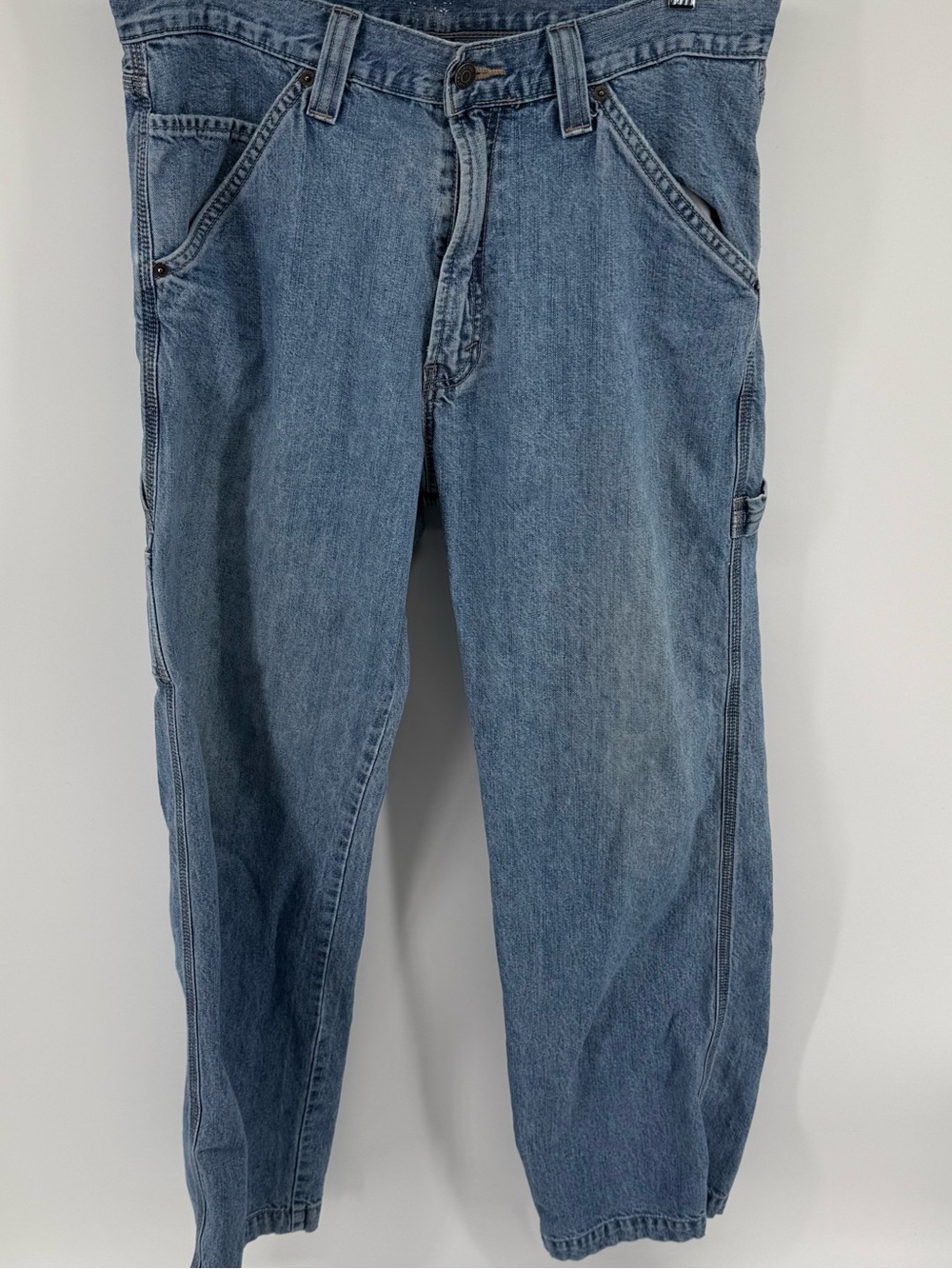 Vintage Y2K Levi's Carpenter Jeans‎ Loose Fit Utility Workwear Denim 32 x 32